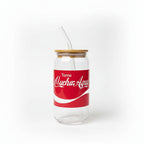 Vaso Tapa bambú - Tome Mucha agua Edición Retro