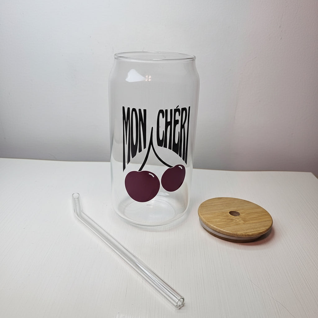Vaso Tapa bambú - Mon cheri